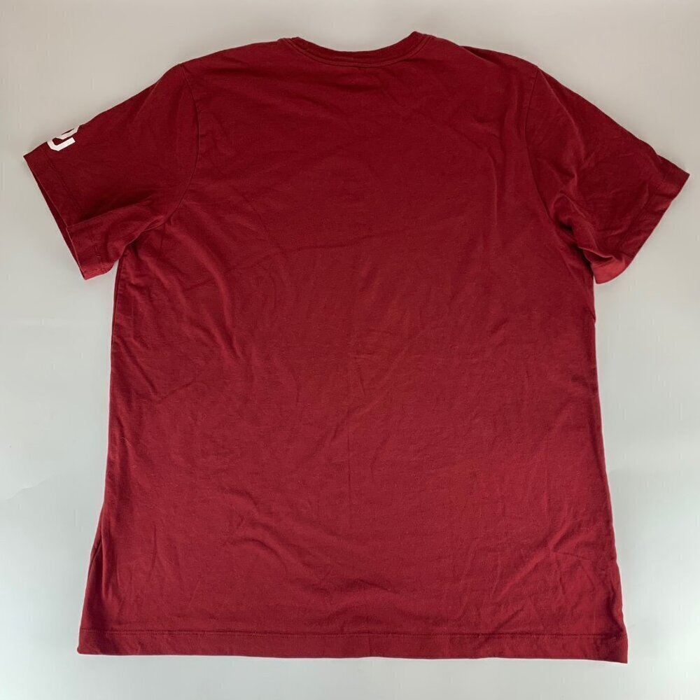 Oklahoma Sooners NCAA Maroon Nike Dri Fit Short Sleeve Crewneck Shirt Mens XL - Picture 6 of 6